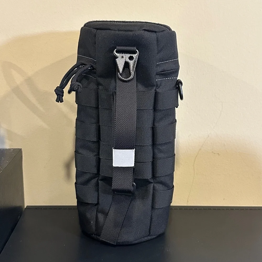 Maxpedition 12x5 Bottle Holder Black Tactical MOLLE Padded Pouch 0325B